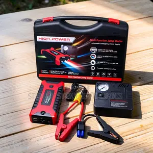 12V 99800mAh Car Jump Starter with Air Compressor