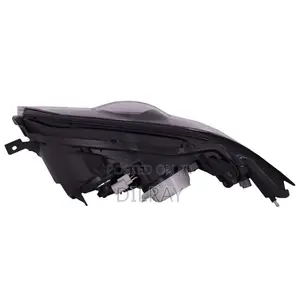 Headlight Halogen Set Black Housing With Clear Lens for Subaru Legacy