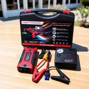 12V 99800mAh Car Jump Starter with Air Compressor