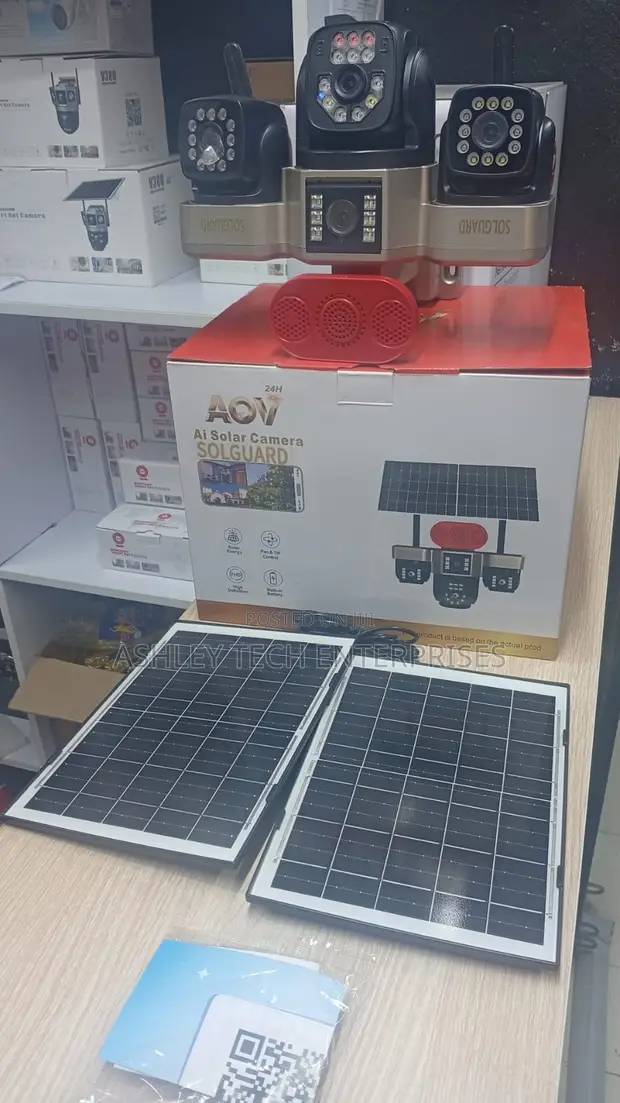 AOV SOLGUARD 4G Solar PTZ CCTV Camera - 1