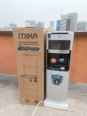 Mika Bottom Load Water Dispenser - Black & Silver