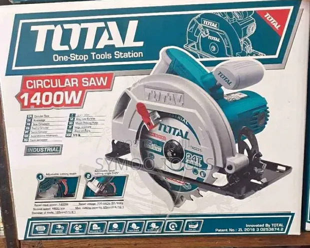 Total Circular Saw 1400W 185mm - 1