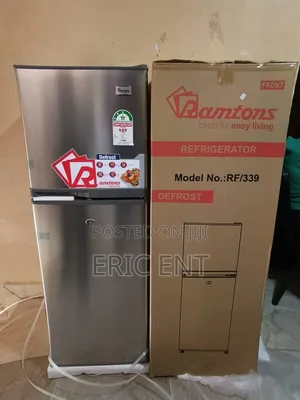 Ramtons 138L Double Door Refrigerator
