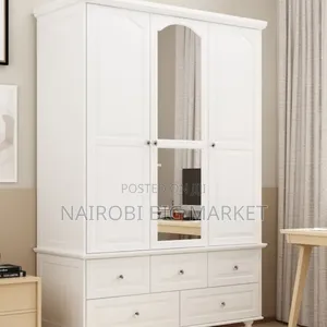 Modern Assembled Wooden Wardrobe