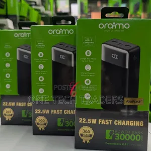 Power Bank,Oraimo PowerNova OPB-7300Q *22.5W 30000mAh* Power Bank