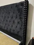 6x6 Modern Tufted Bed Set with Mattress & Bedside Tables - 2