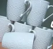 Set of 6 White Cups - 2