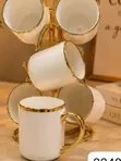 Set of 6 White Cups - 1