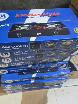 Electromate Glass Double Burner Cooker