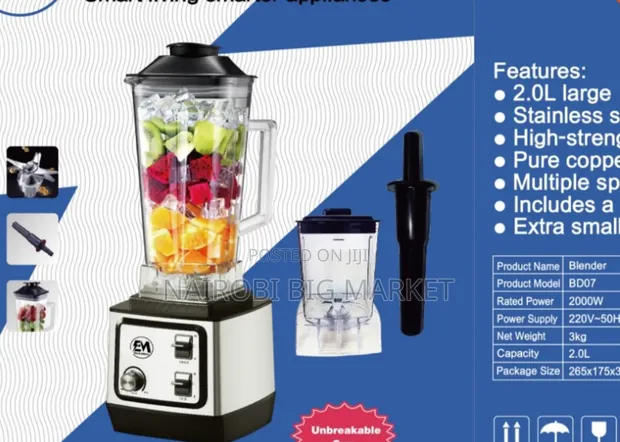 Electromate 2-in-1 Commercial Blender - New Model - 1