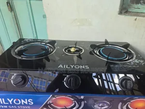 Jiko la Gesi la Ailyons Burner 3 la Kioo cha Infrared