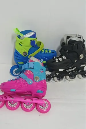 Hard Boot Skating Shoes with LED Lights