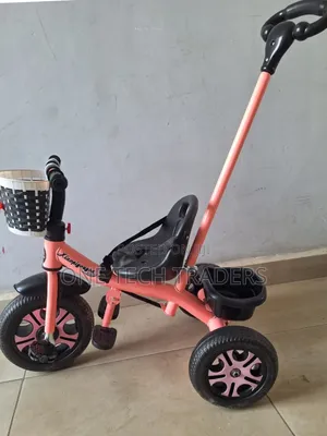 Baiskeli ya Watoto yenye Kishikio cha Kusukuma Kinachoweza Kuondolewa