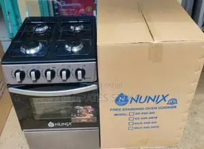 Nunix 50x55cm Full Gas Standing Cooker - Brand New