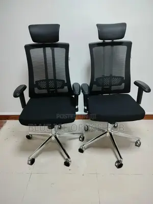 Executive Mesh Office Chair With Headrest | Comfortable Work Chair
