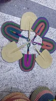 Handmade Woven Fly Swatter / Handwoven Fan - 3