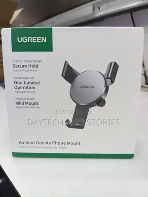 The Ugreen Air Vent Gravity Phone Mount Holder - Gray