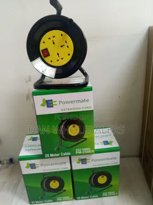 Powermate 25m Extension Cable Reel 2.5mm Heavy Duty