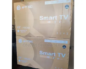 Amtec 43" Smart Android Frameless TV with Bluetooth