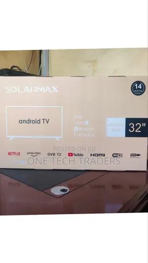 Solarmax 32" Smart Android Frameless HD LED TV