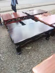 Modern Mahogany Dining Table - Seats 6 - 2