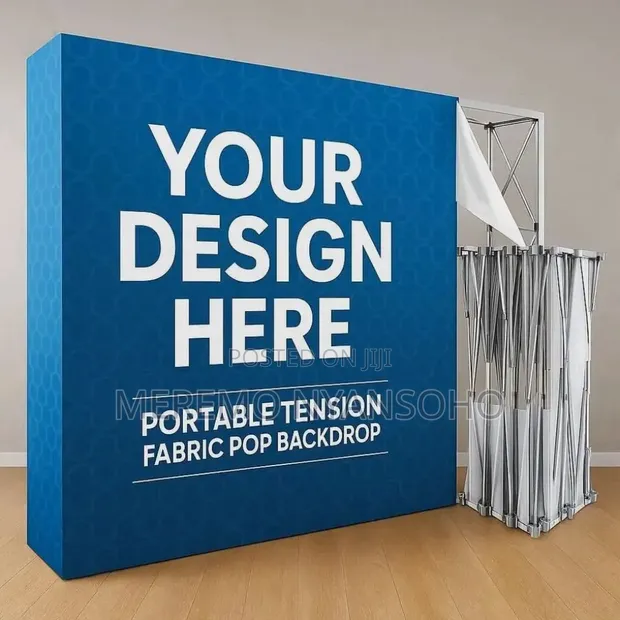 Backdrop Banner with Stand 3.5m x 2.25m - 1