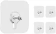 10 Pieces of Self-Adhesive Wall Hooks With Screw Bolts - 3