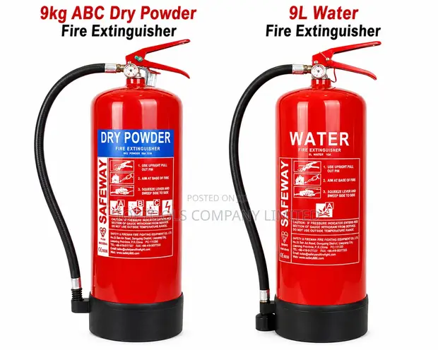 Fire Extinguishers 9kg Dry Powder - 1