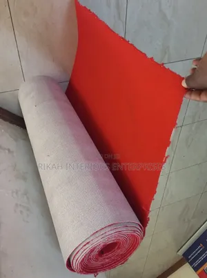 Maroon Church Carpets - Brand New