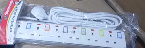 Starworth 6-Way Extension Cord with Surge Protection (3 Meters)