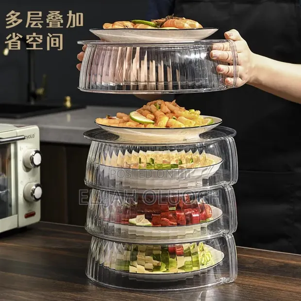 2pcs Stackable Multi-Layer Food Cover - 1