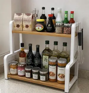 2-Tier Kitchen Countertop Condiment Rack
