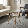 Modern Round Glass Dining Table - 1