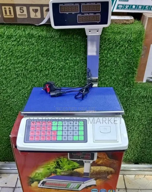 50kg Electric Weighing Scale with Receipt Printer - 1