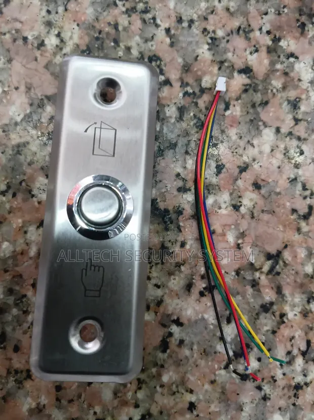 Slip Metallic Push Button for Access Control - 1