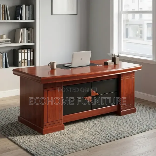 Executive Wooden Managerial Director Desk - 1