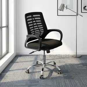 Ergonomic Mesh Office Chair - Adjustable Swivel Computer Chair