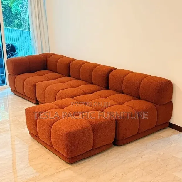 Seven Seater Bubble Sofa with Spring Cushion - Free Delivery - 1