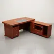 Mahogany Advanced L-Corner Desk - 1800mm - 1