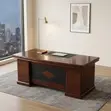 Mahogany Advanced L-Corner Desk - 1800mm - 3