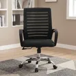 Kiti cha Ofisi cha Nyeusi cha Mesh chenye Ergonomic - 2
