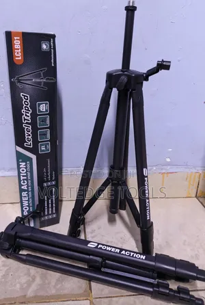 Power Action Laser Level Tripod Stand - 1.2M Adjustable