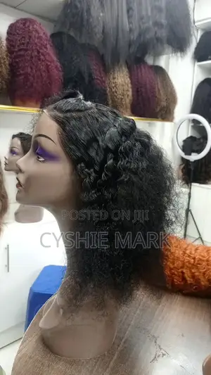 Human Hair Wig - 14" Water Curl Full Frontal