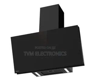 Hisense 90cm Vertical Hood HAH902BG01 - Black Glass