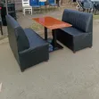 Modern 4-Seater Restaurant/Bar Bench and Table Set - 1
