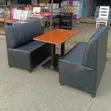 Modern 4-Seater Restaurant/Bar Bench and Table Set - 2