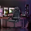 Modern High Back Leather Gaming Recliner Chair - 2