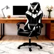 Modern High Back Leather Gaming Recliner Chair - 4