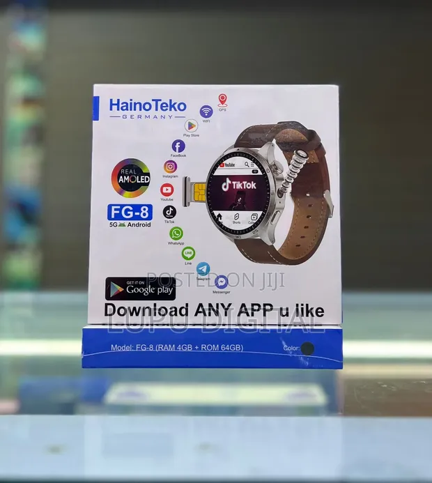 Hainoteko FG8 Smartwatch with SIM Card Slot - 1