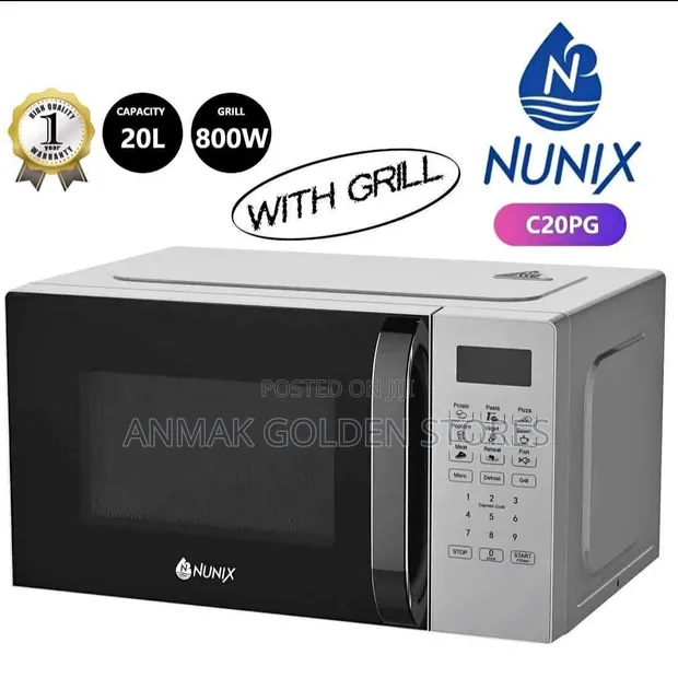 New Nunix 20L Digital Microwave with Grill - 1